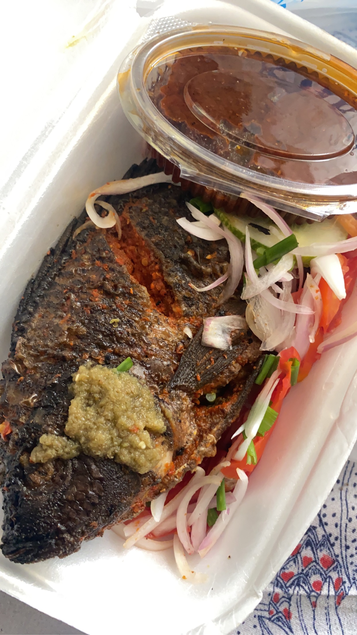Grill Fish — tilapia grillé